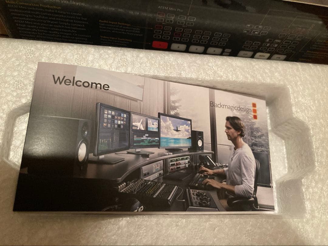 ハードケース付 Black Magic Design Atem Mini Pro