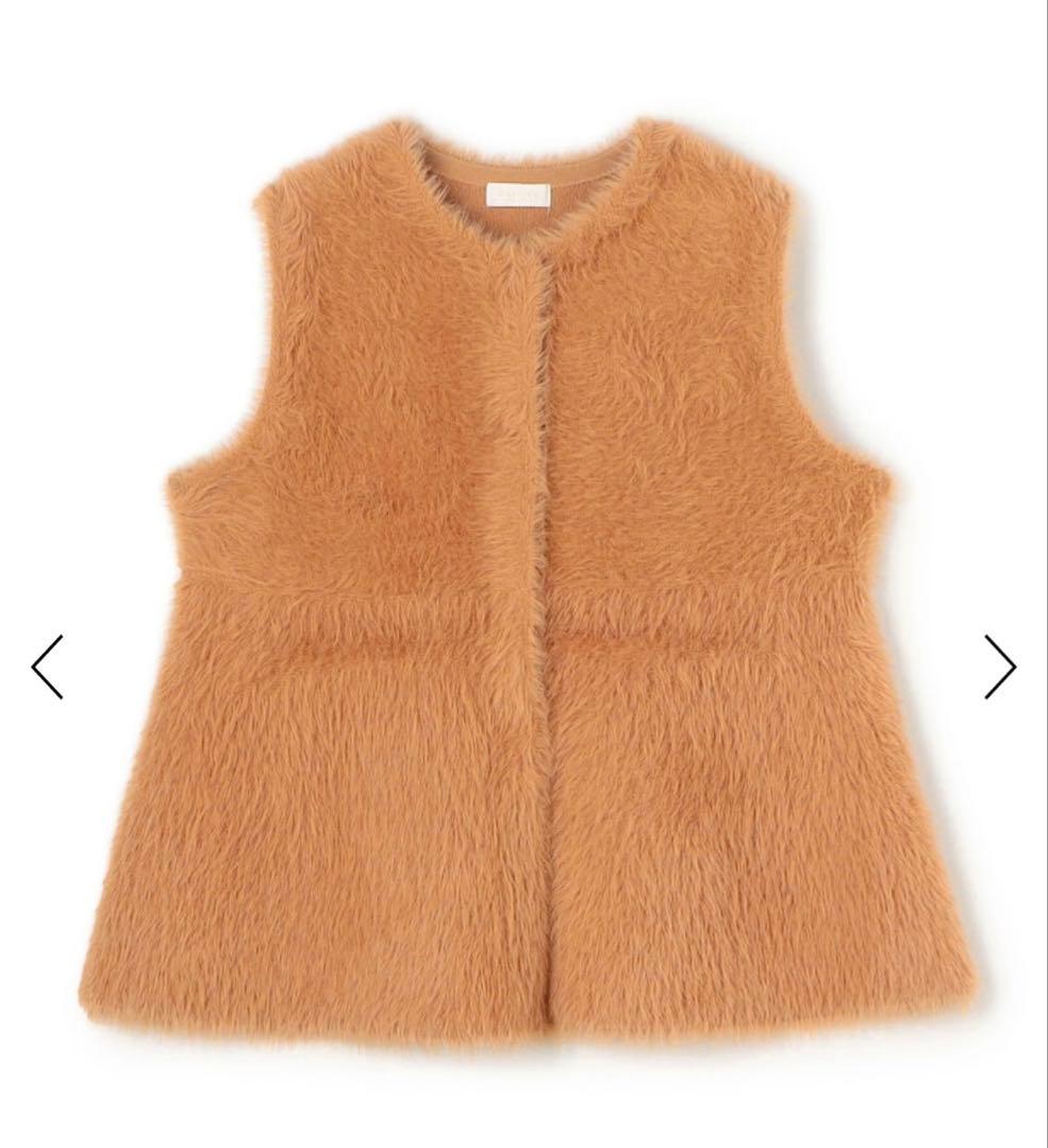 2025新作 トゥモローランドBallsey フェザーヤーン ペプラムベスト