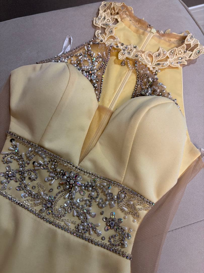 AR AngelRイエロー キャバドレス S