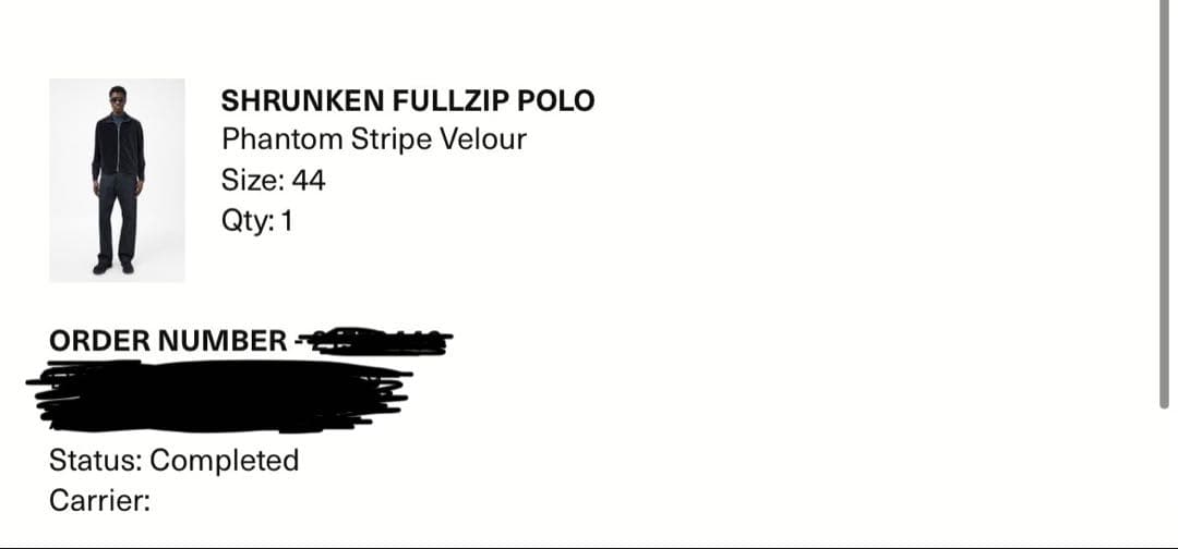 トップス OUR LEGACY SHRUNKEN FULLZIP POLO 44