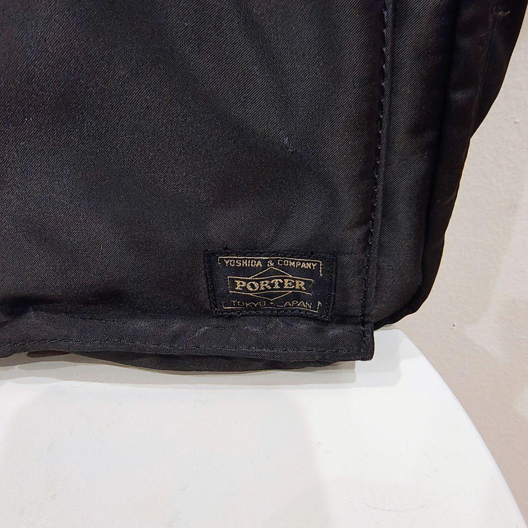 【PORTER／ポータータンカー ショルダーバッグ ブラック 2層式 廃盤モデル