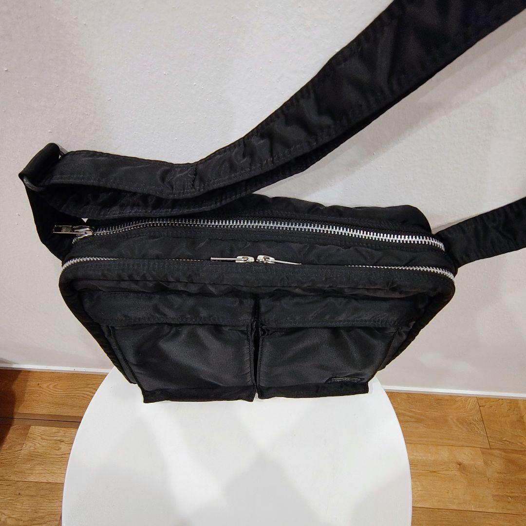 【PORTER／ポータータンカー ショルダーバッグ ブラック 2層式 廃盤モデル