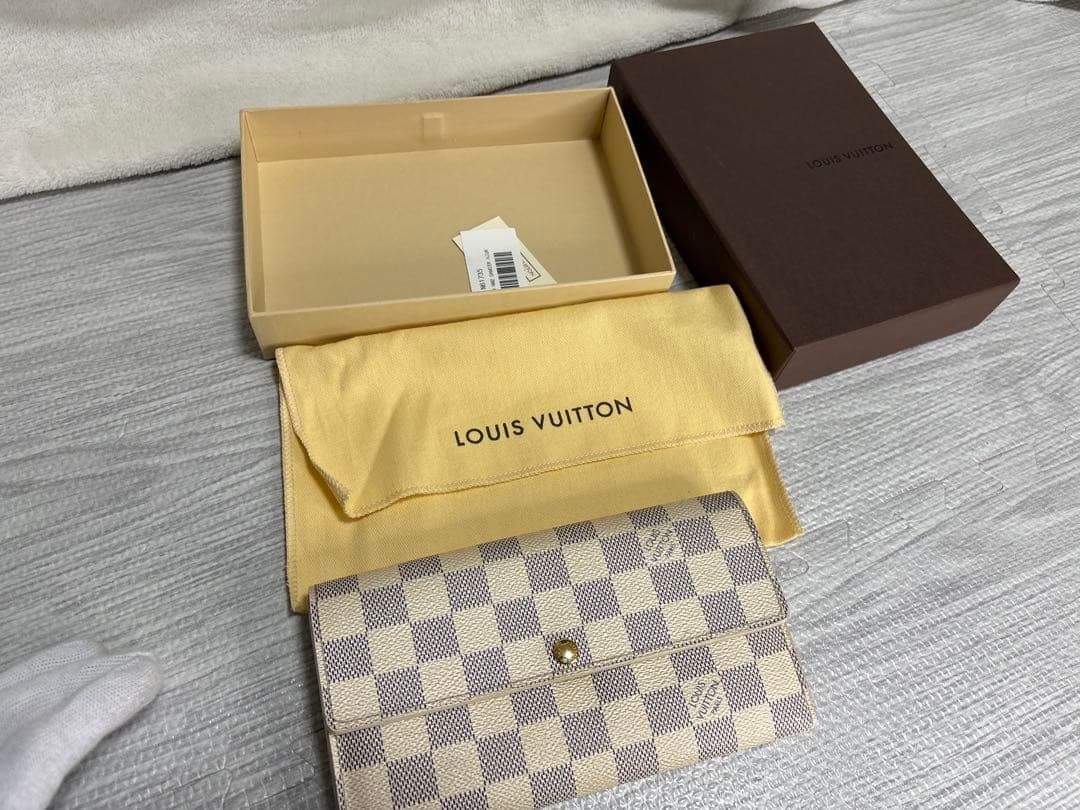 オ*イ様 Louis Vuitton ダミエ・アズール 長財布　ヴィトン