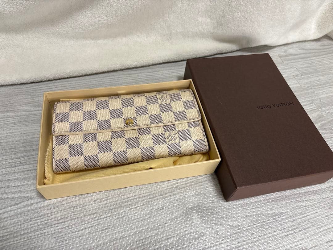 オ*イ様 Louis Vuitton ダミエ・アズール 長財布　ヴィトン