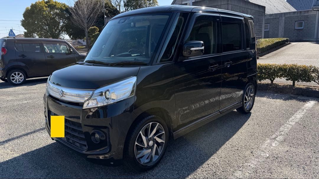 スズキスペーシアカスタム⭐️ターボ4WD⭐️車検2年付き‼️綺麗‼️