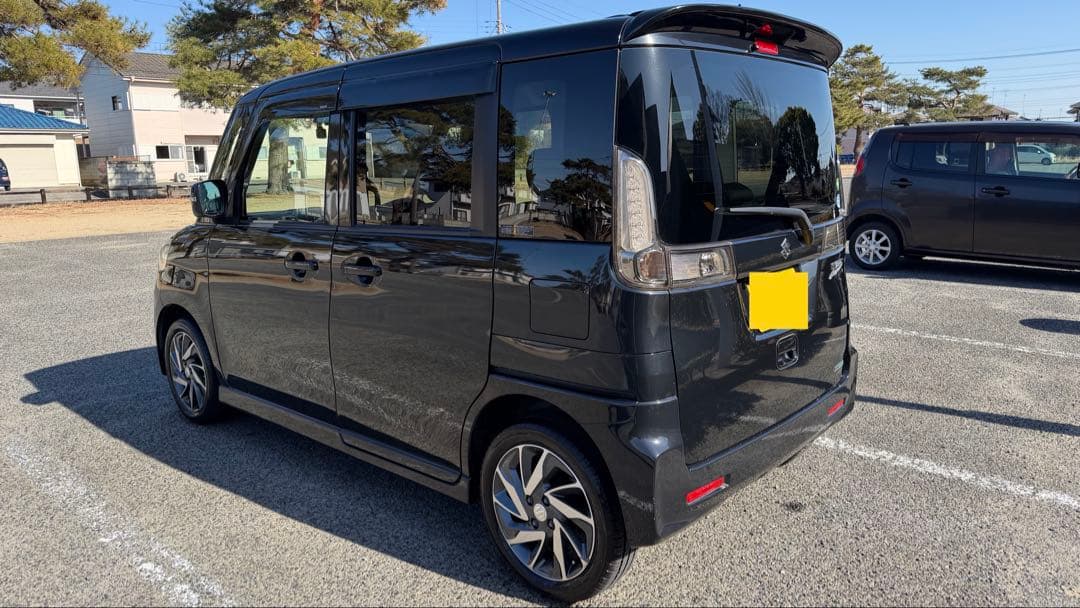 スズキスペーシアカスタム⭐️ターボ4WD⭐️車検2年付き‼️綺麗‼️