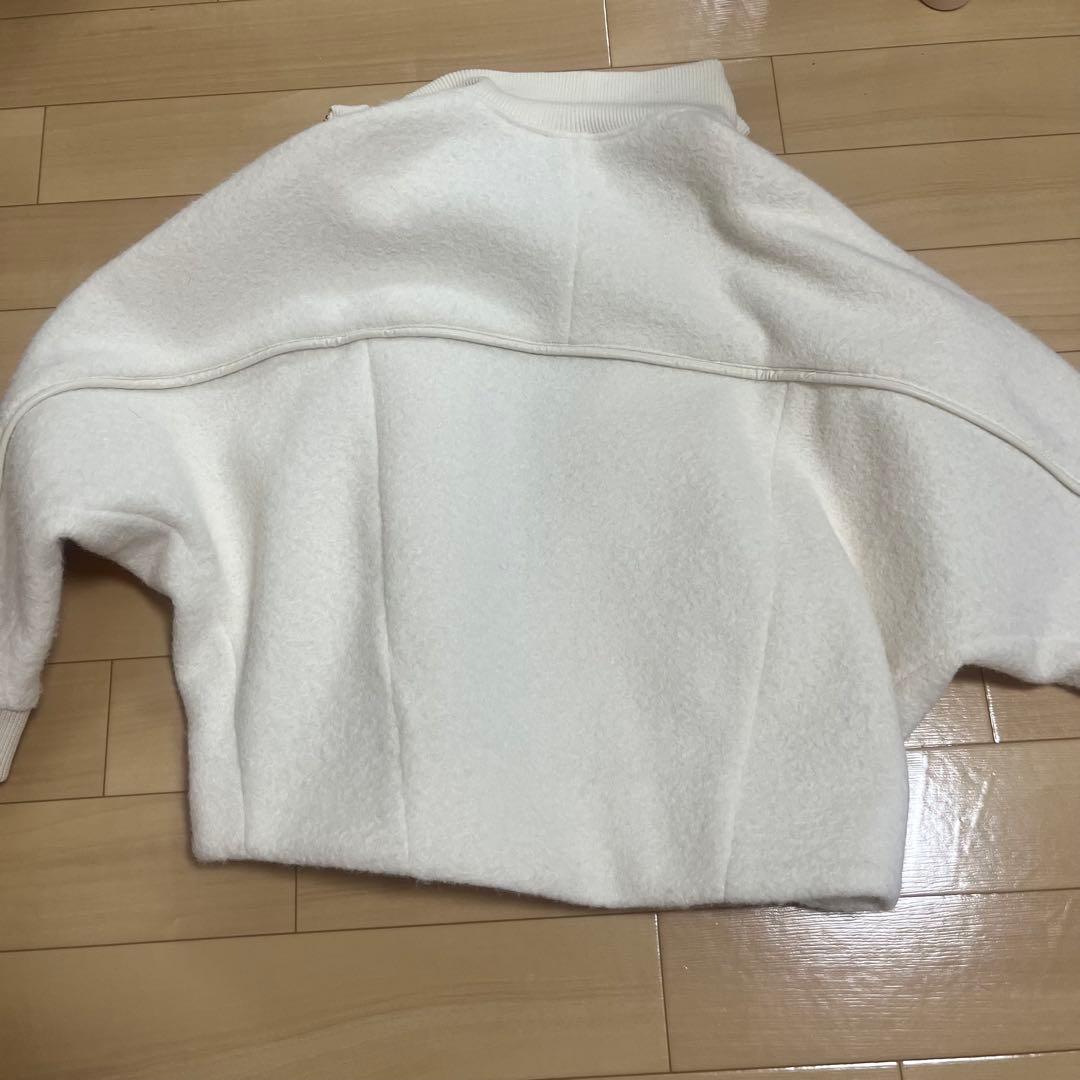 SALON adam et rope ジップブルゾン　ホワイト