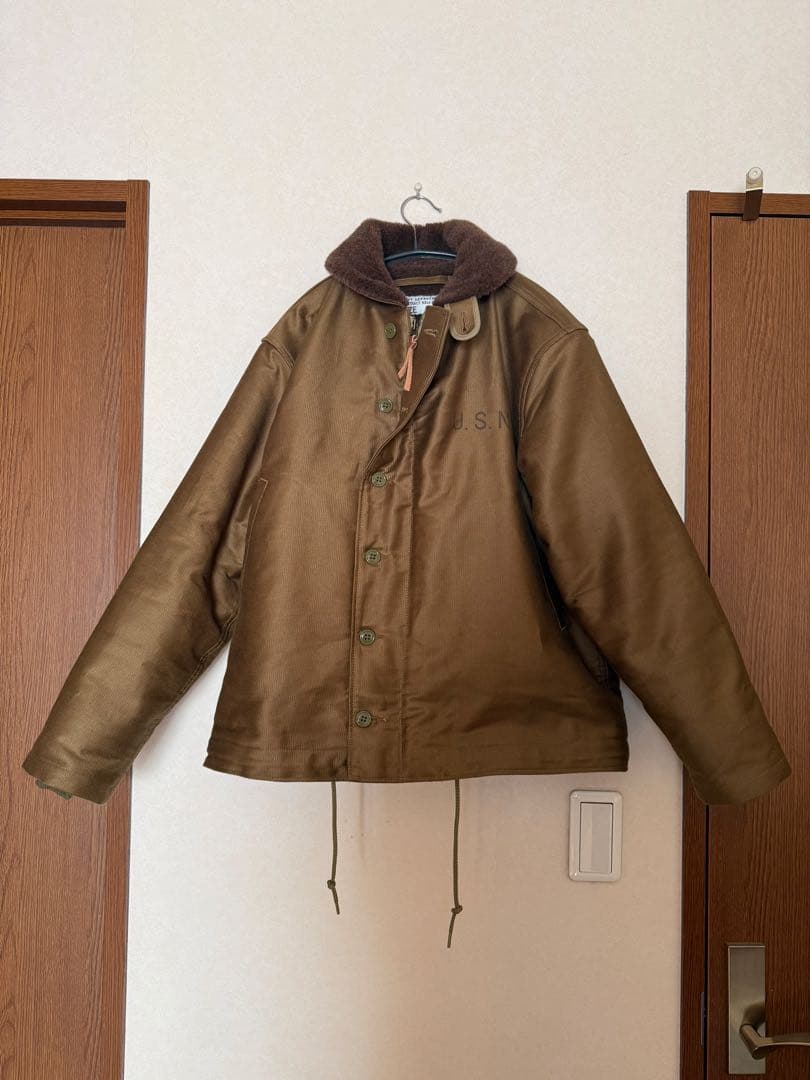 WAIPER.inc U.S.NAVY N-1 デッキジャケット ピケ 40