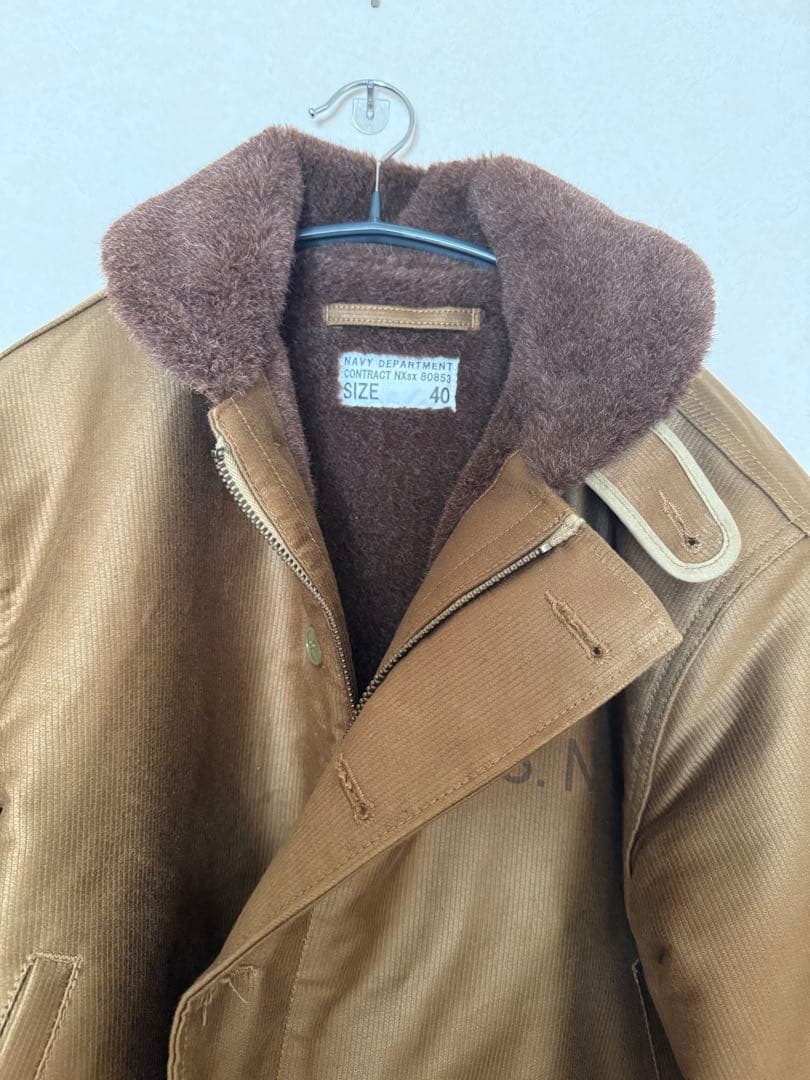 WAIPER.inc U.S.NAVY N-1 デッキジャケット ピケ 40