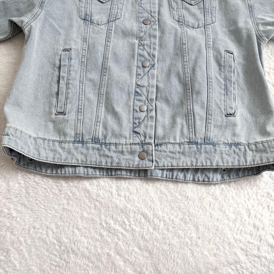 【美品】PLUS OTO.HA プラスオトハ バックコクーン Gジャン デニム