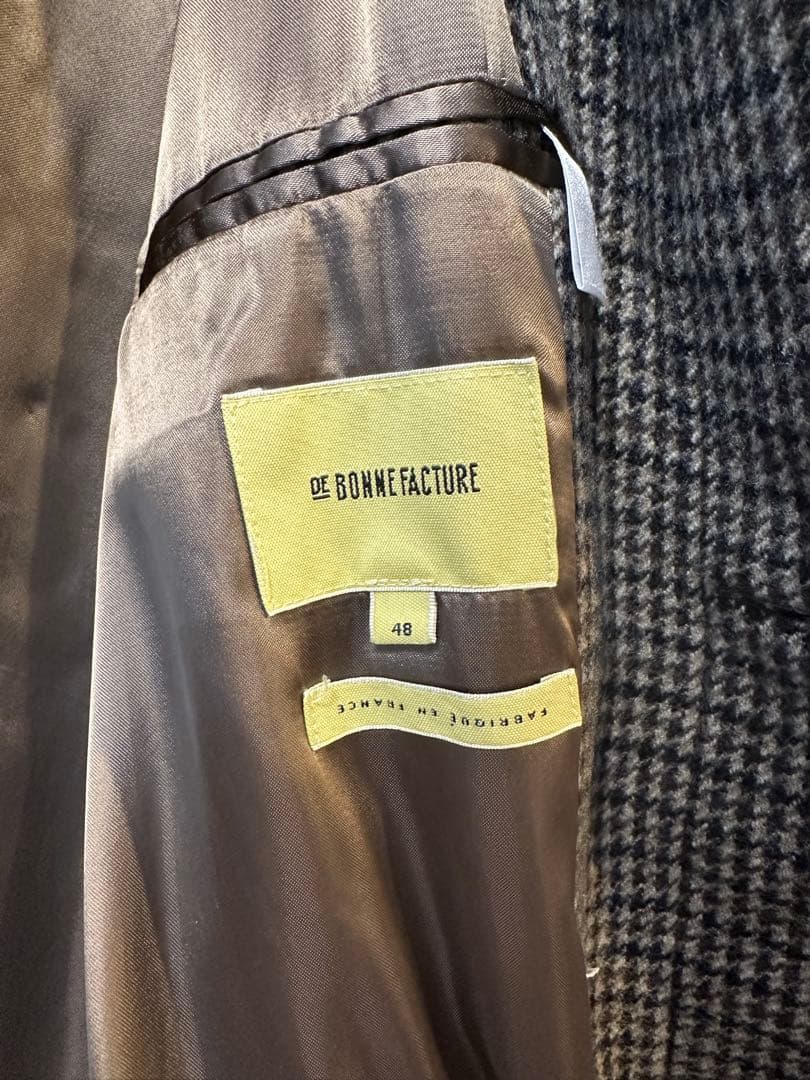 【クリーニング済み】DE BONNE FACTURE ウールコート