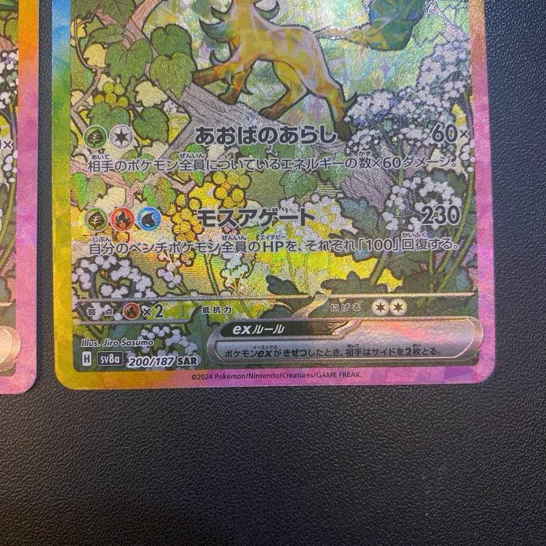 ポケモンカード・リーフィアex SAR2枚セット