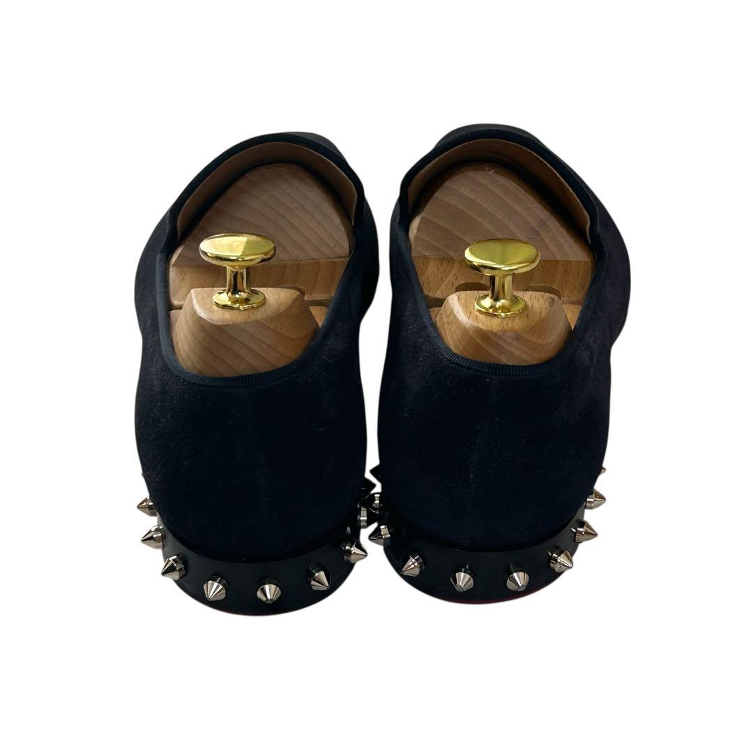 ナオキング クリスチャンルブタン スエードスリッポン ネイビー26cm