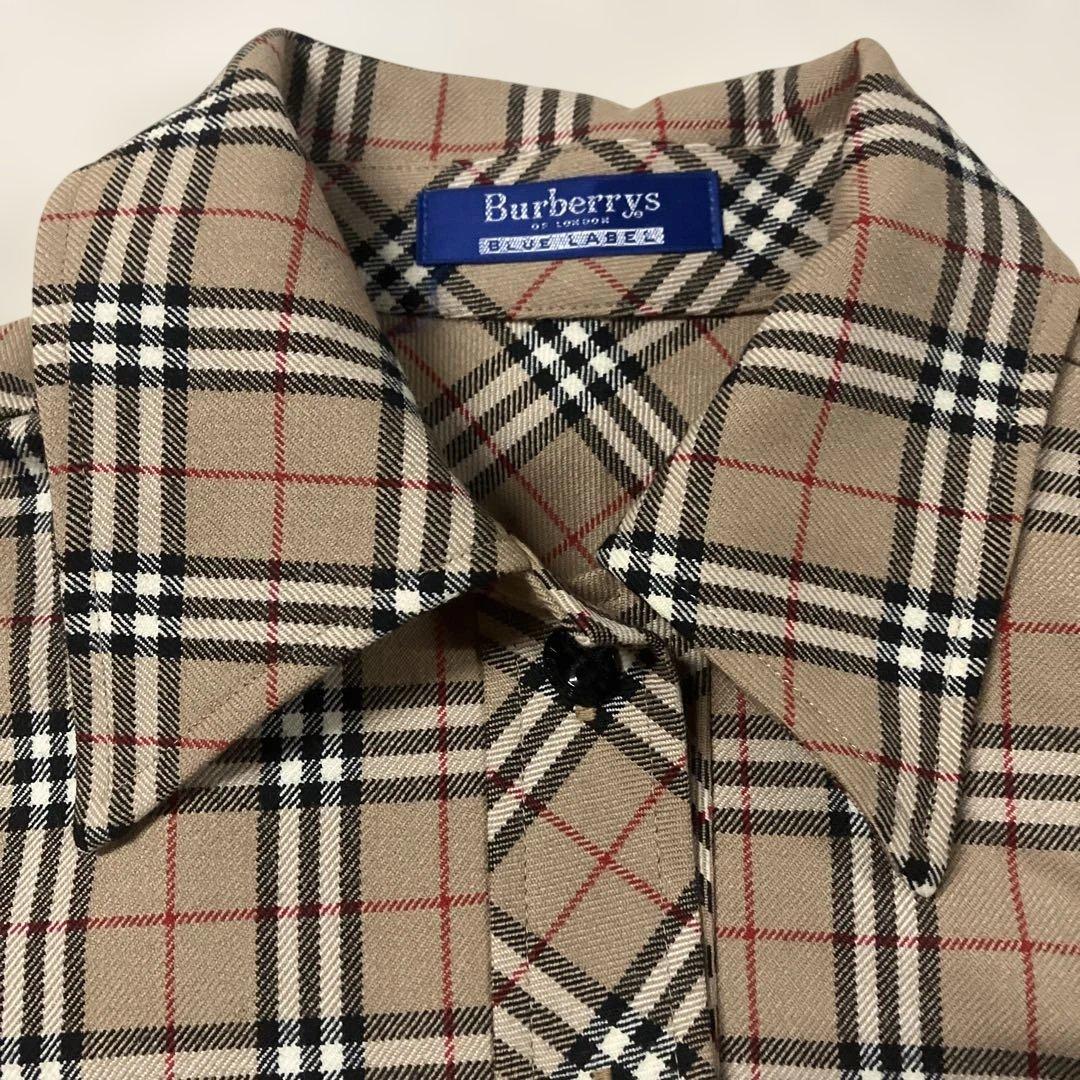 h16)美品バーバリーブルーレーベル　ストレッチワンピース　M〜Lサイズ