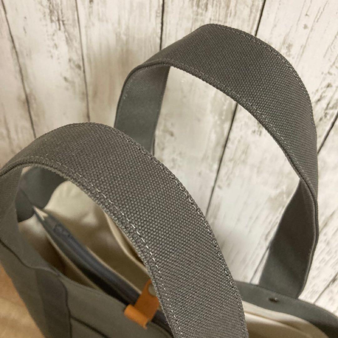 多機能ボックストート【倉敷帆布】※持ち手細