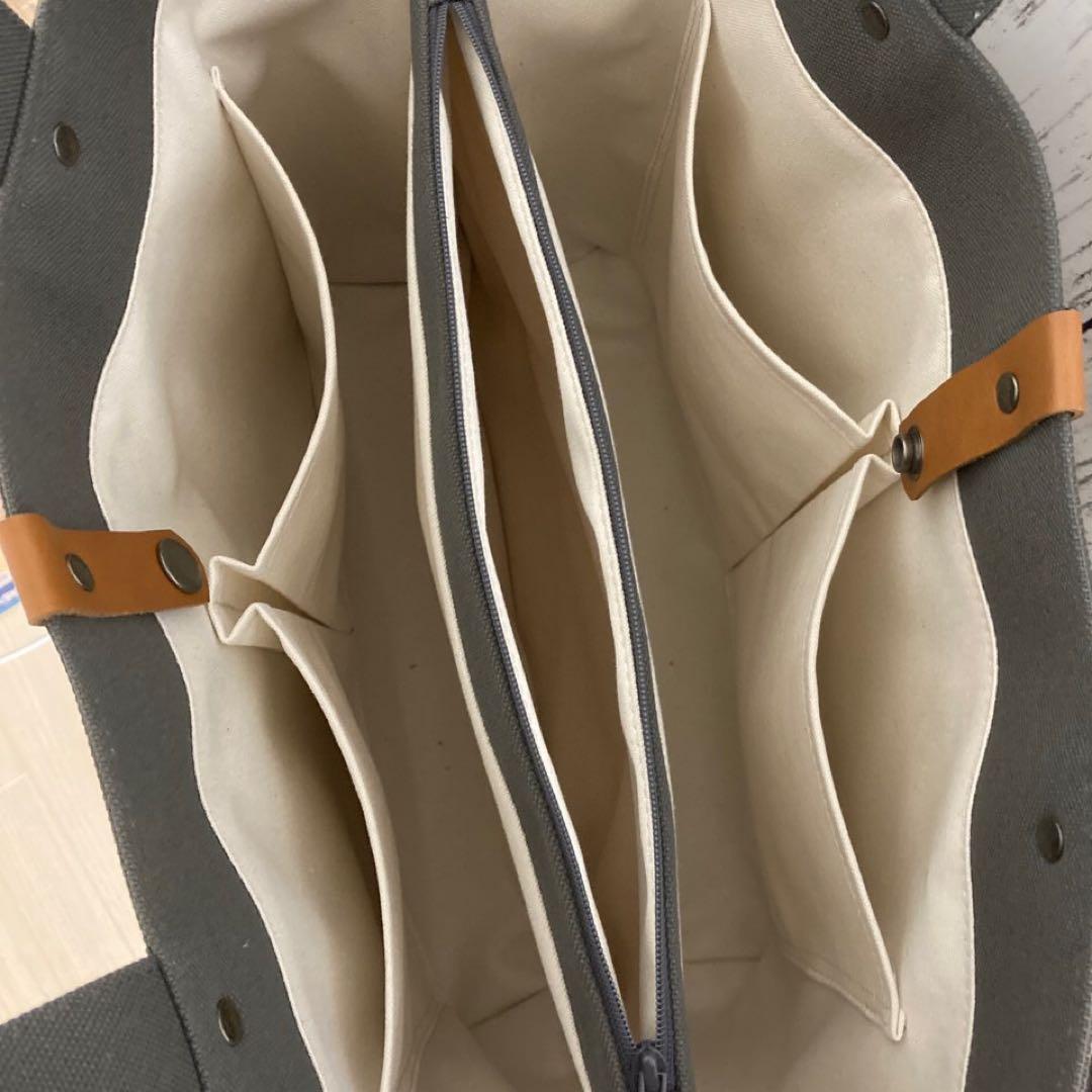 多機能ボックストート【倉敷帆布】※持ち手細