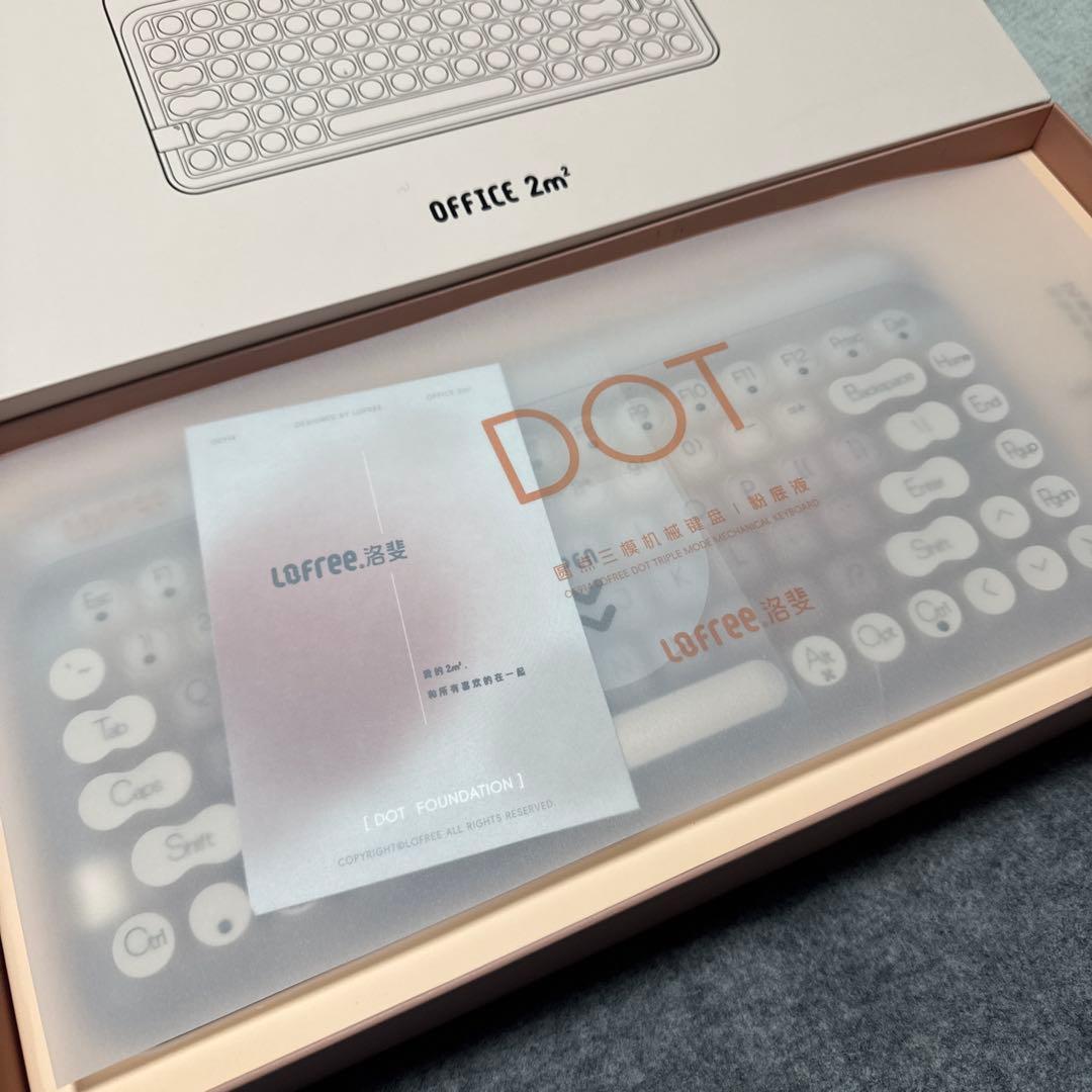 LOFREE DOT Foundation メカニカルキーボード　ピンク 新品