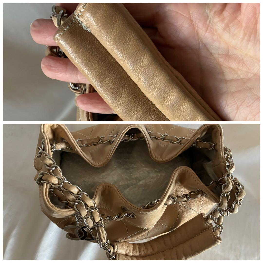 ひまわり 様♡CHANEL マトラッセ　ラムスキン ハンドバッグ　巾着