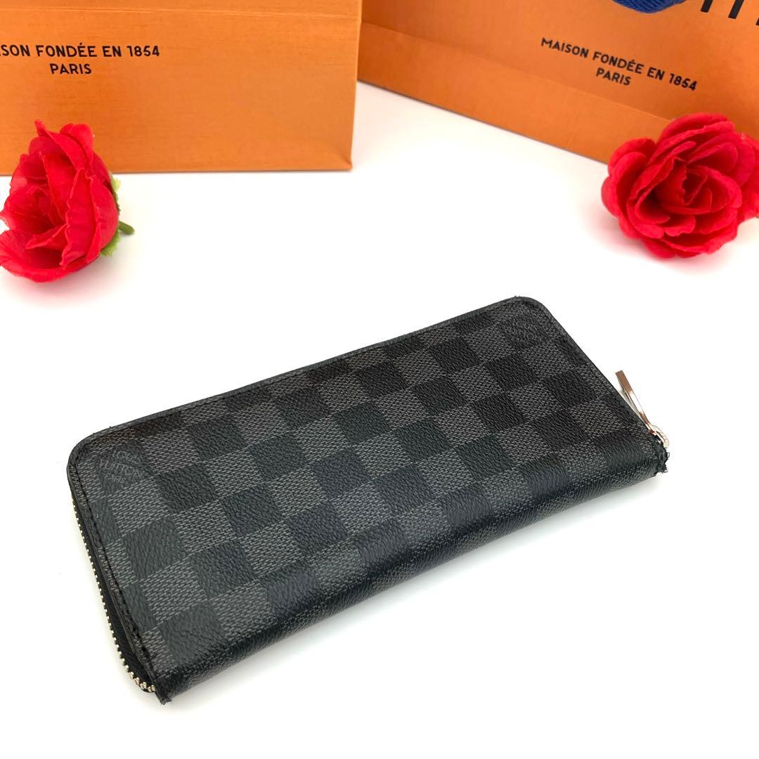 【早い者勝ち】ルイヴィトン ダミエ グラフィット ヴェルティカル 長財布