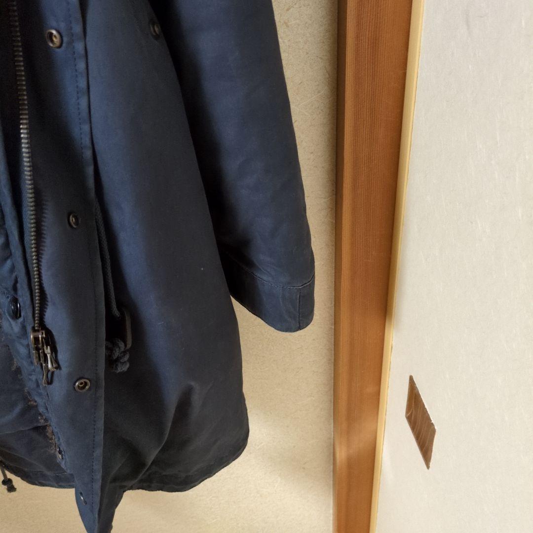 ±*0様 アタッチメント モッズコート定価13万　サイズ3 ネイビー
