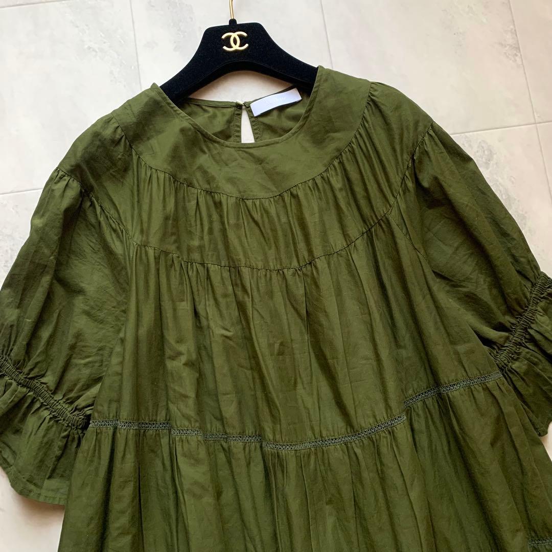 美品♡マーレット Paradis 日本限定カラー ティアード ロングワンピース