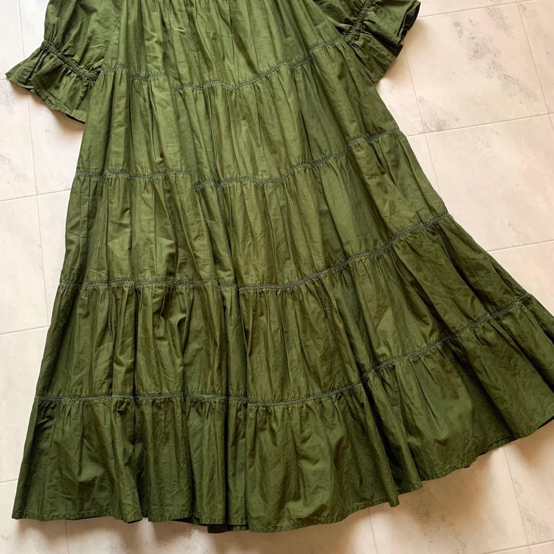 美品♡マーレット Paradis 日本限定カラー ティアード ロングワンピース