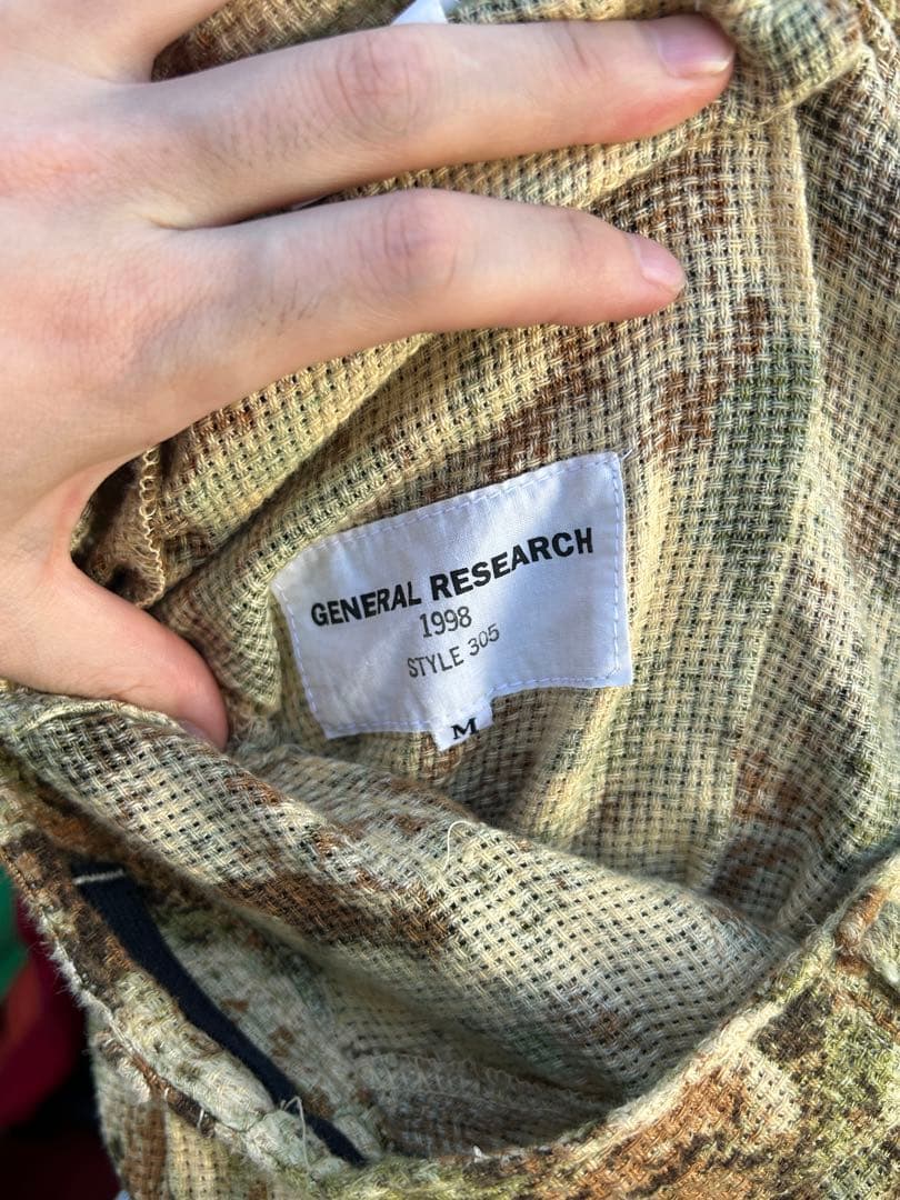GENERAL RESEARCH 1998 メッシュ　カーゴショーツ　カモ柄