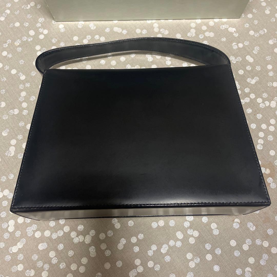 ティエリーミュグレー/エナメル✖️革のクラッチハンドバッグ/80年代ヴィンテージ！