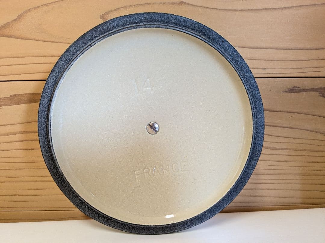 ル・クルーゼ　Le　Creuset ココット・ロンド　グリーン　14cm