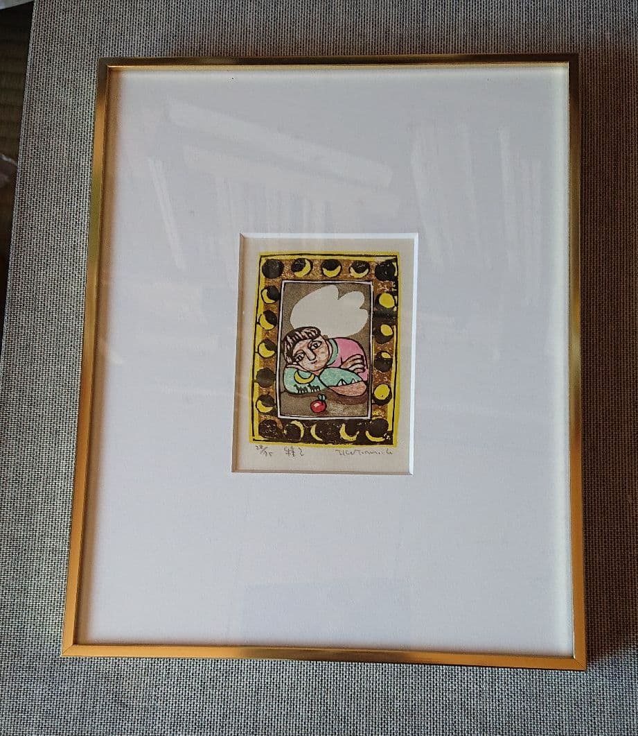 黒木郁朝の木版画