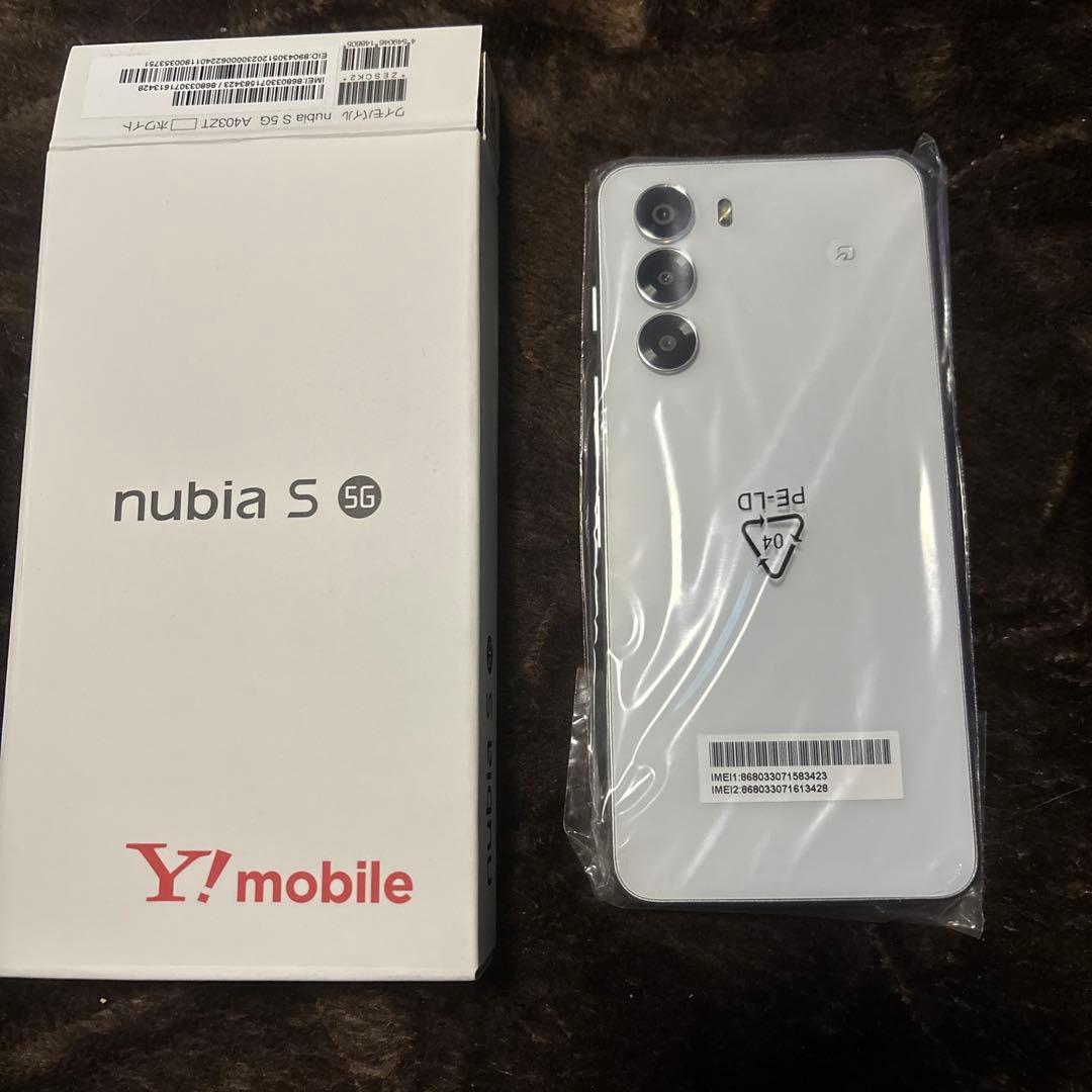 【新品未使用】nubiaS 5G スマホ　128gb
