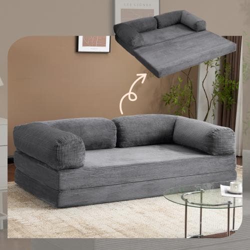 ソファベッド 組立て不要 二人掛け 三人掛け フロアソファ コンパクト ローソフ