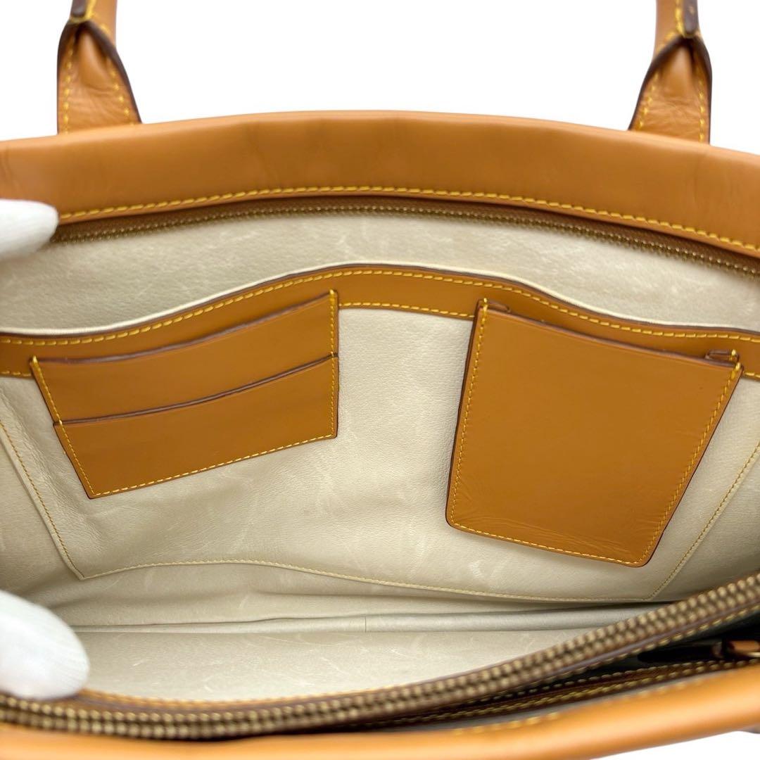 美品◎ キタムラ A4可 ビジネスバッグ ハンドバッグ トートバッグ レザー