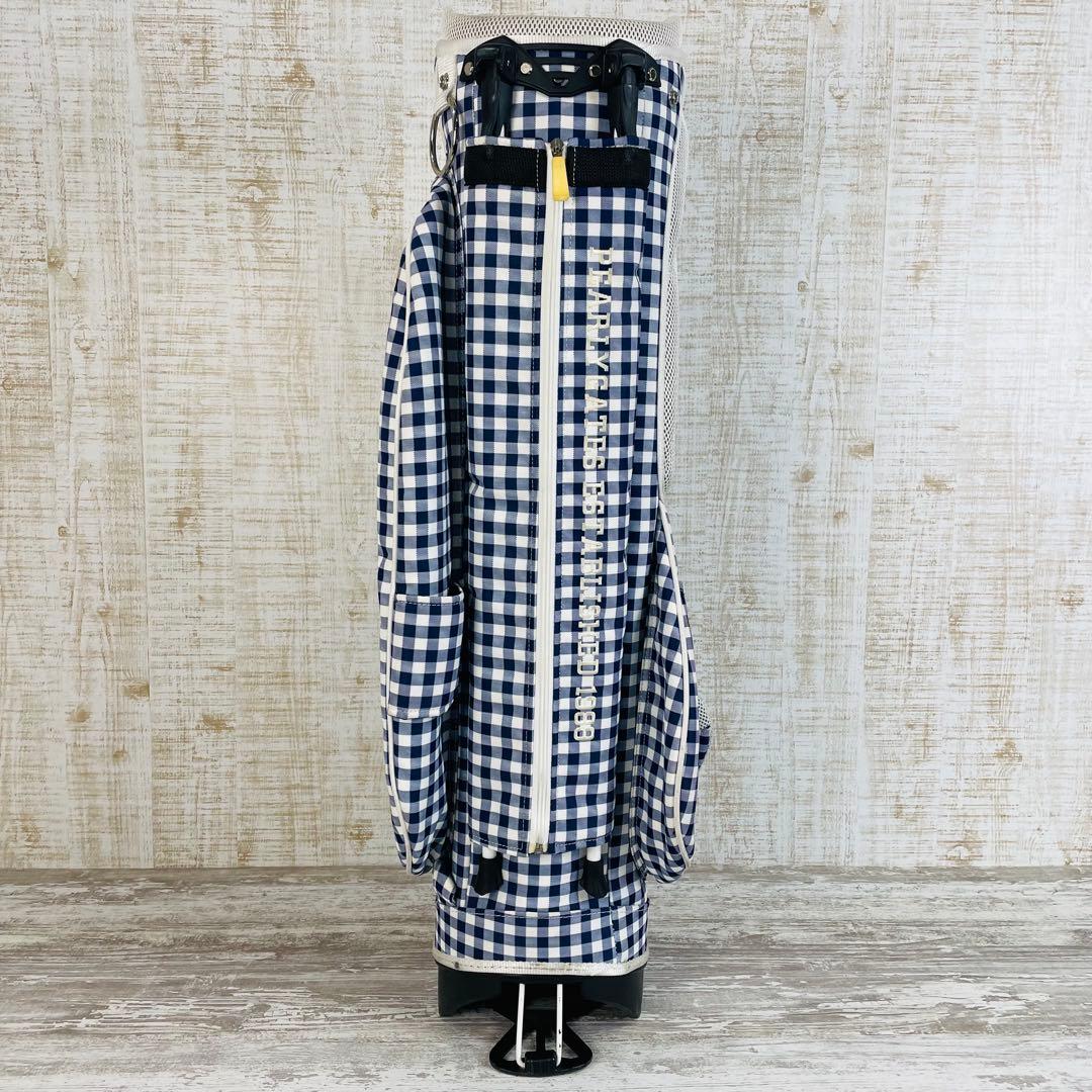 PEARLEY GATES パーリーゲイツ　キャデイバッグ ギンガムチェック