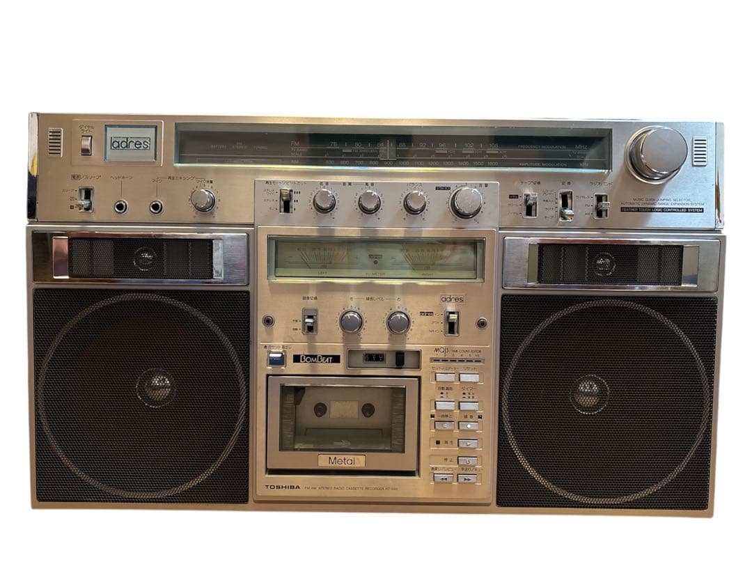 【訳あり品】TOSHIBA ラジカセ BOMBEAT adres RT-S90