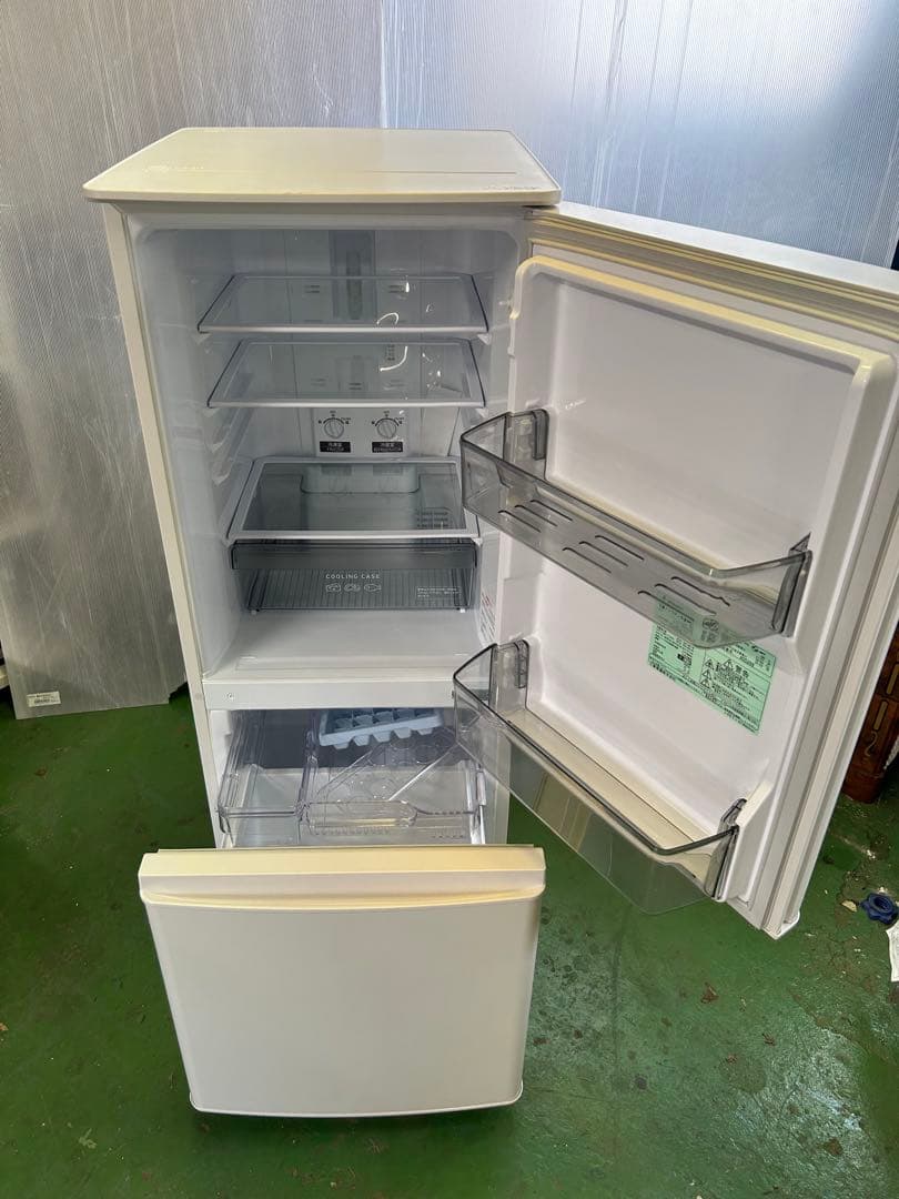 一人暮らし2D冷蔵庫 MITSUBISHI ＭR-P15J-W