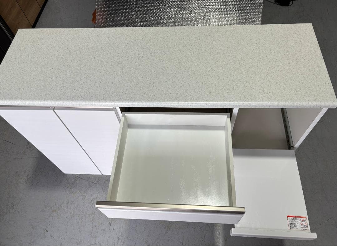 ニシキ NITORI キッチンカウンターアルミナ2 幅140cm Used