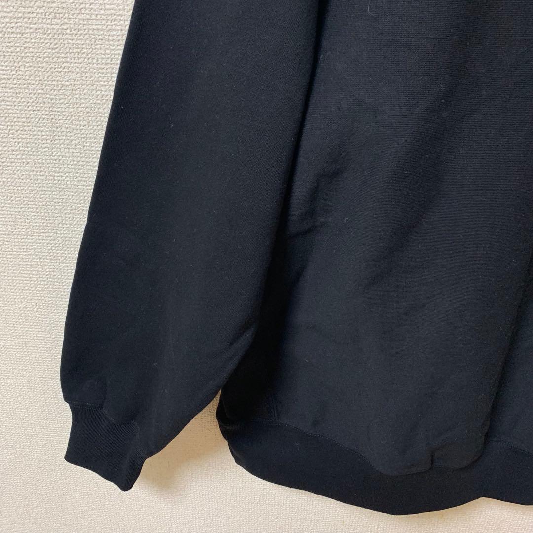 【極美品】cabaret poval スウェット　ロゴ　裏起毛　黒　L