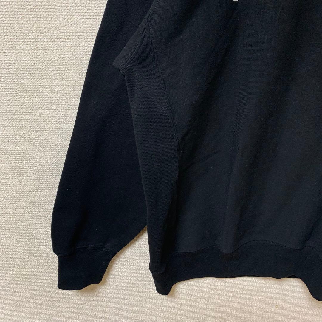 【極美品】cabaret poval スウェット　ロゴ　裏起毛　黒　L