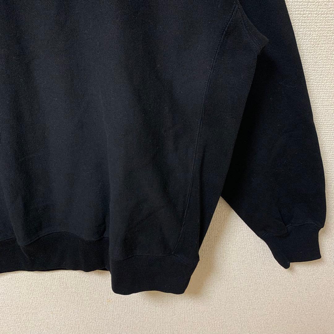 【極美品】cabaret poval スウェット　ロゴ　裏起毛　黒　L