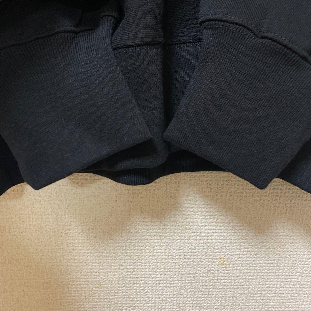 【極美品】cabaret poval スウェット　ロゴ　裏起毛　黒　L