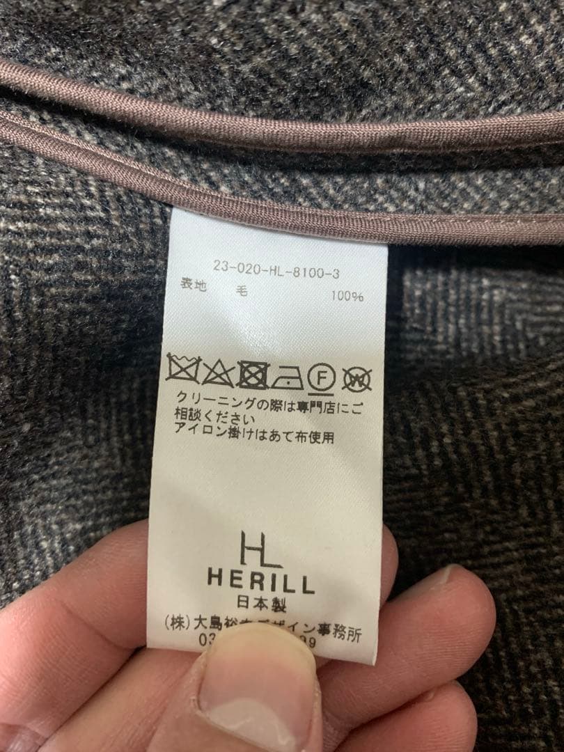 希少カラー HRILL ヘリル　Blacksheep Carcoat