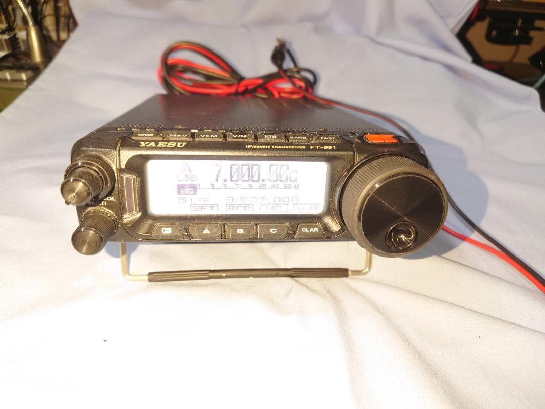 ブ*ン様 FT-891S 電源コード/マイク（社外）/アングル類付き（説明書付け