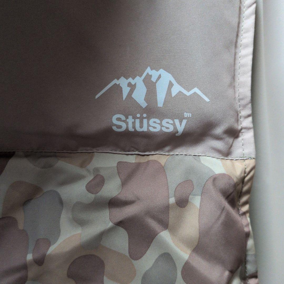 STUSSY カモ柄 ダウンベスト Lサイズ 汚れ確認1500円引き