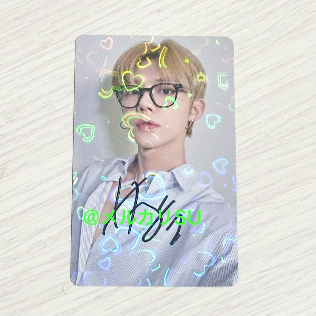 TXT ヨンジュン 直筆サイン トレカ