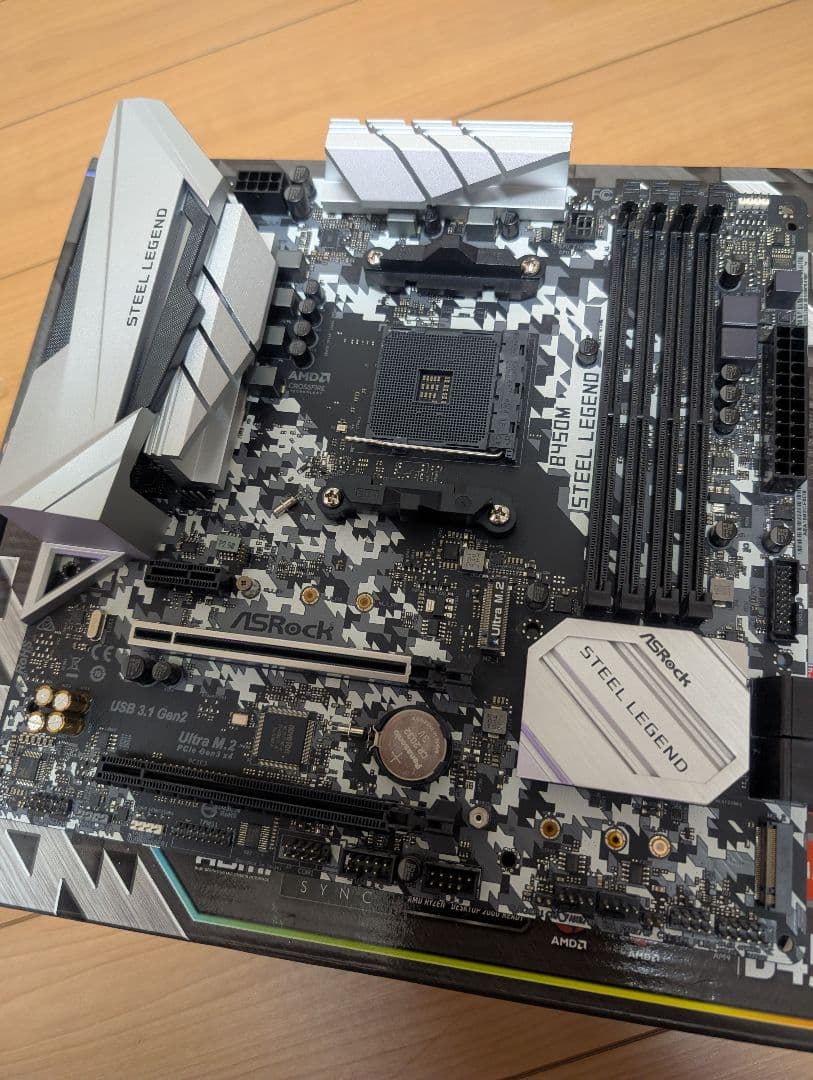 CPU B450M Steel Legend Ryzen 5 5600G 16GB