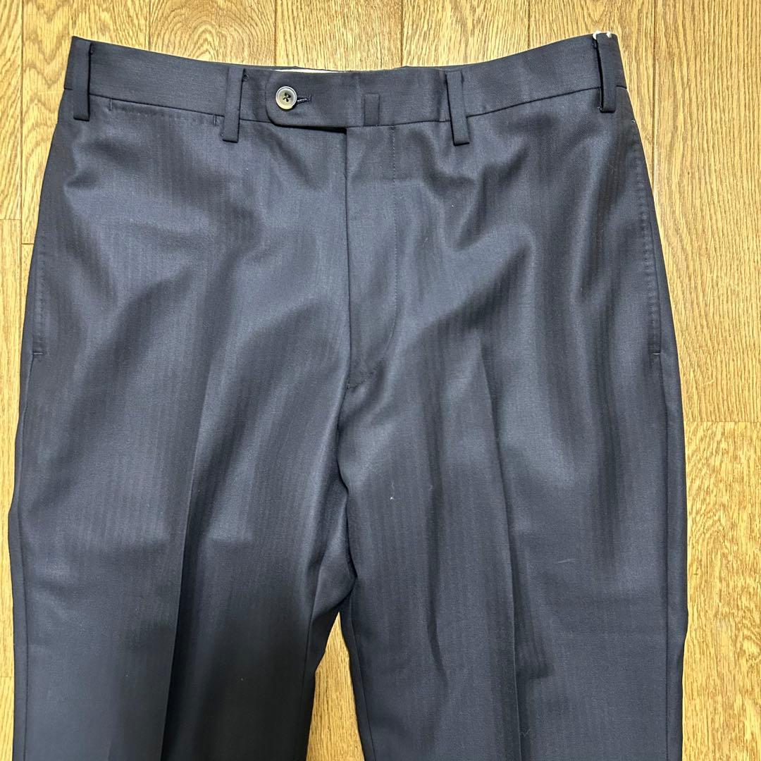 【新品未使用】HILTON ウール＆シルク ビジネス スーツ イギリス生地使用