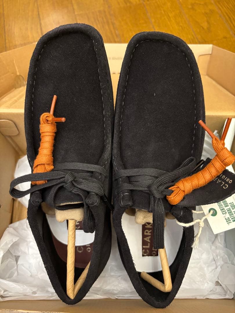 Clarks Wallabee 黒 クラークス ワラビー