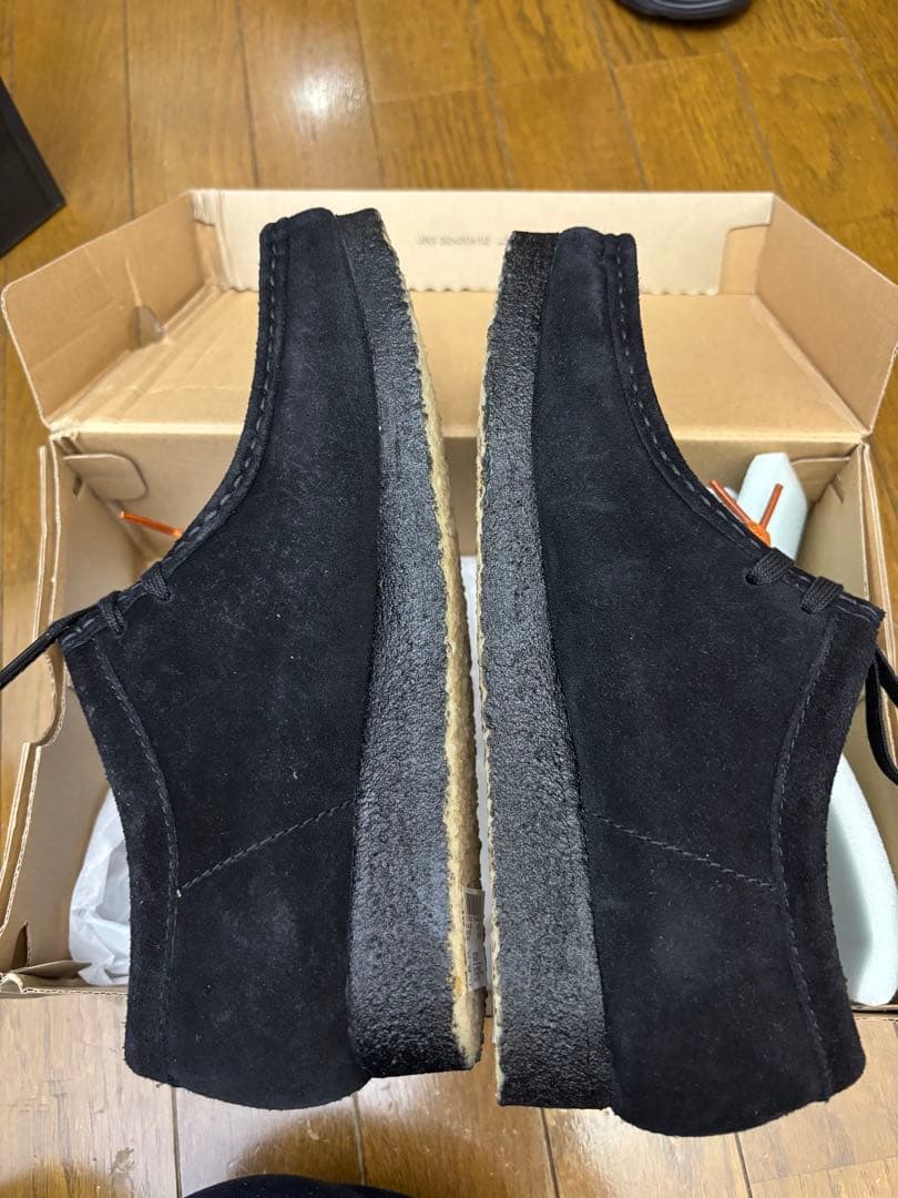 Clarks Wallabee 黒 クラークス ワラビー