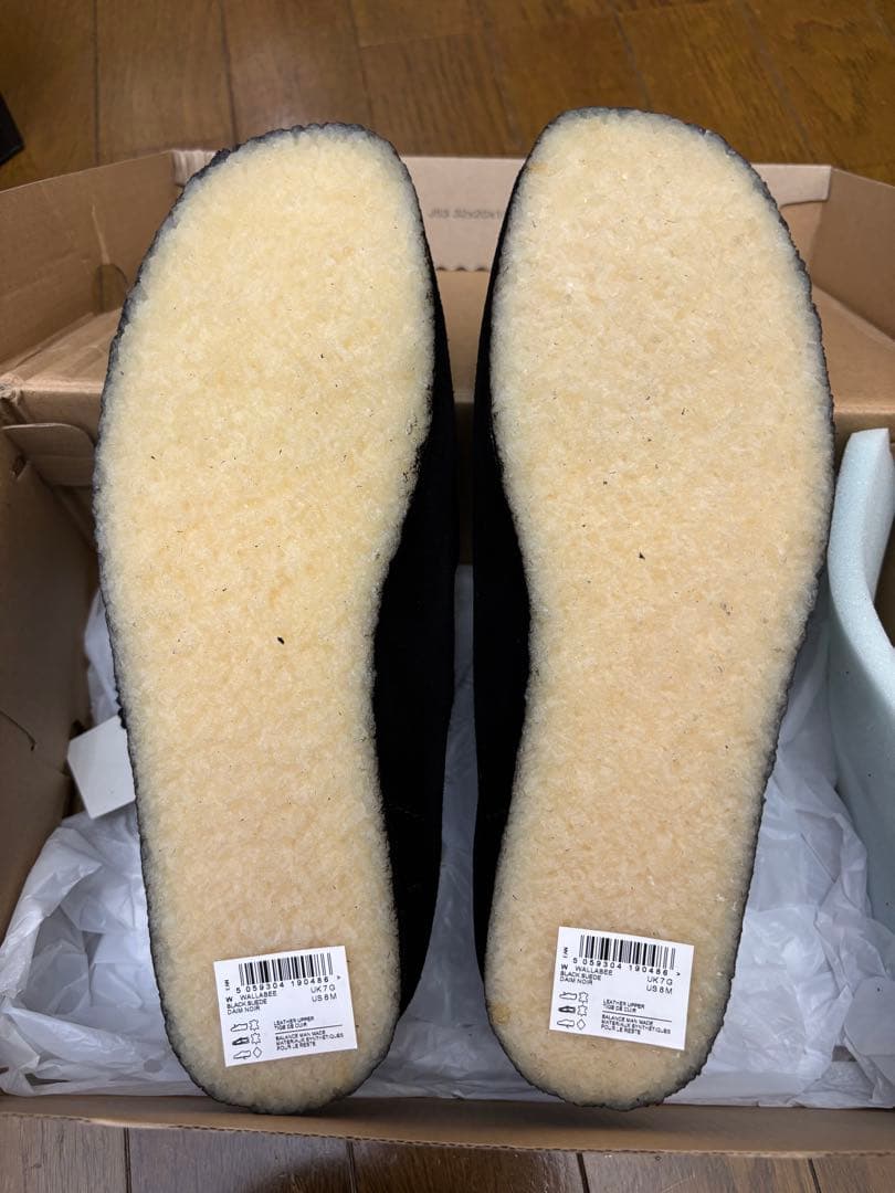 Clarks Wallabee 黒 クラークス ワラビー